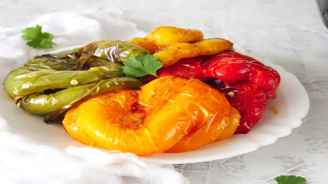 air fryer roasted peppers