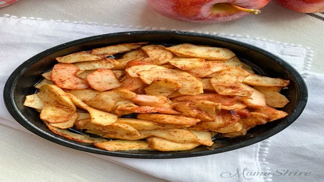 baked apple slices in air fryer