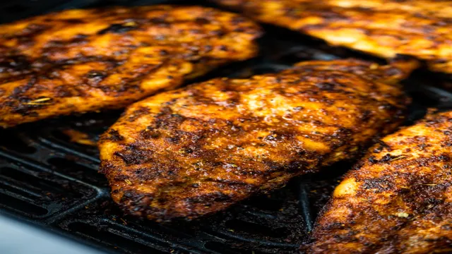 how to air fry grilled chicken