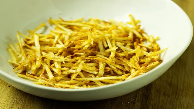 how to air fry hash brown shredded