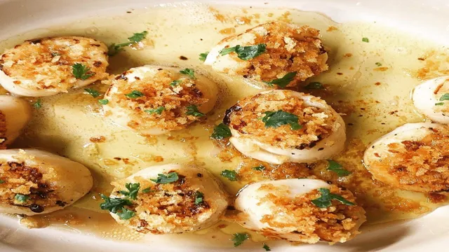 panko crusted scallops