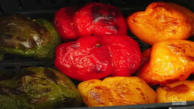 roast bell peppers in air fryer