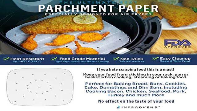 can i put parchment paper in ninja air fryer