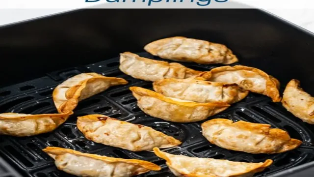 can u air fry frozen dumplings