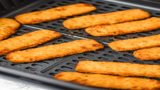 can you air fry frozen fish sticks