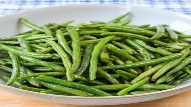 can you air fry frozen green beans