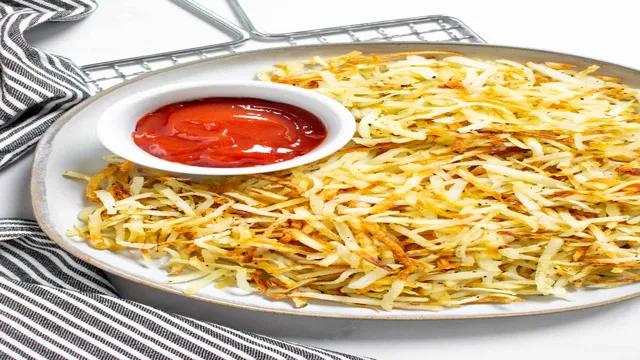 can you air fry shredded hashbrowns