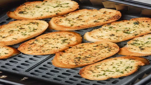 can you cook garlic bread in the air fryer