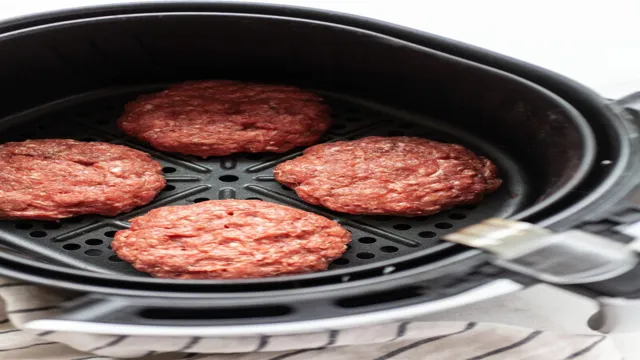 can you cook hamburger meat in an air fryer