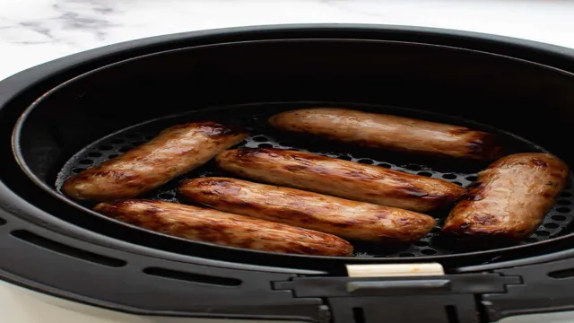 can you cook smoked sausage in the air fryer