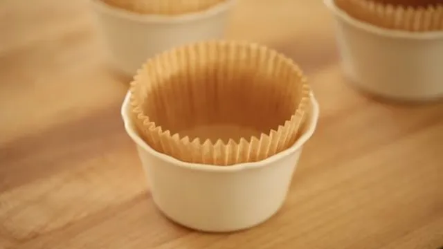 can you use paper muffin cups in an air fryer