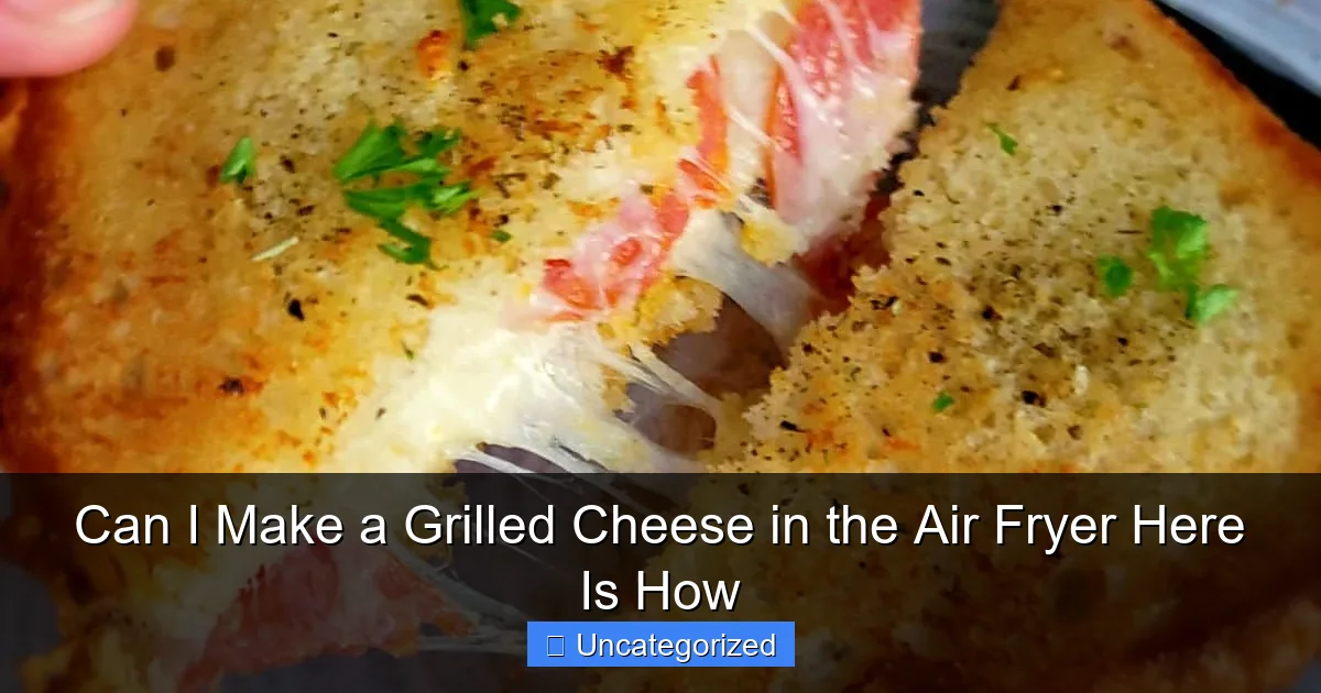 Can I Make a Grilled Cheese in the Air Fryer Here Is How
