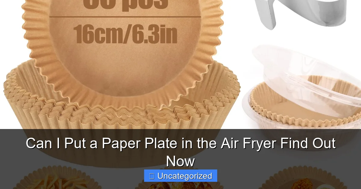 Can I Put a Paper Plate in the Air Fryer Find Out Now