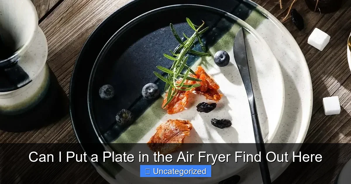 Can I Put a Plate in the Air Fryer Find Out Here