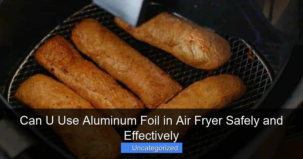 Can U Use Aluminum Foil in Air Fryer Safely and Effectively
