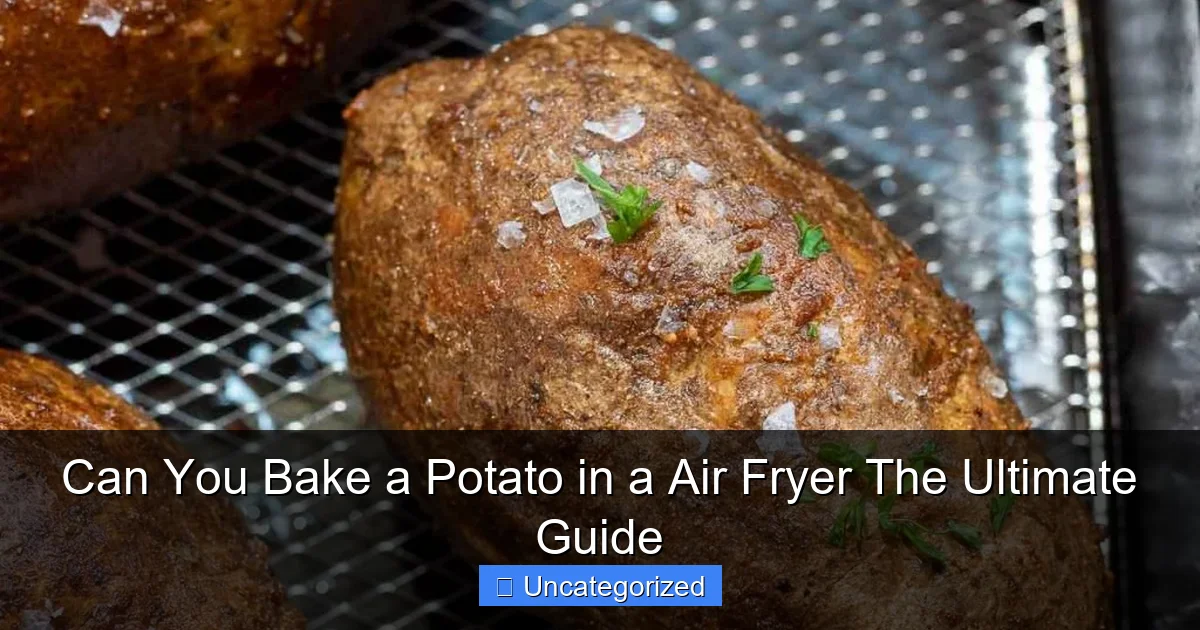 Can You Bake a Potato in a Air Fryer The Ultimate Guide