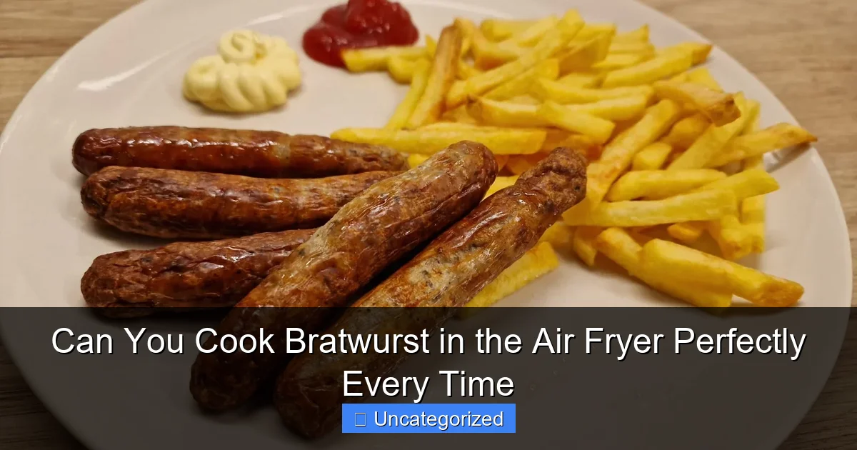 Can You Cook Bratwurst in the Air Fryer Perfectly Every Time