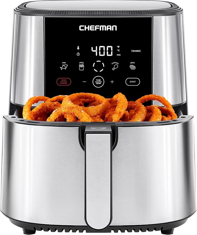 Chefman TurboFry Touch Air Fryer: The 8-Qt Digital Family Essential, S