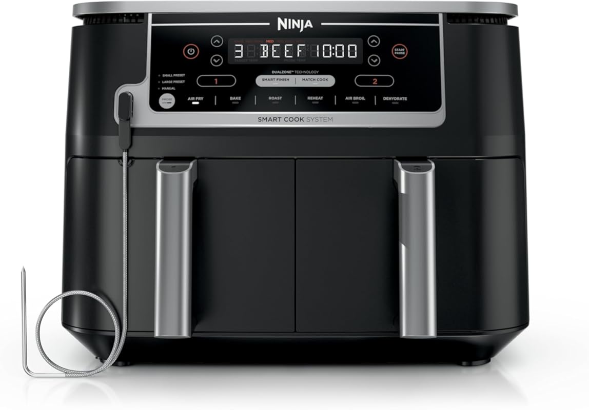Ninja Foodi DualZone Smart XL Air Fryer: 10-Quart, 6-in-1 with Smart F