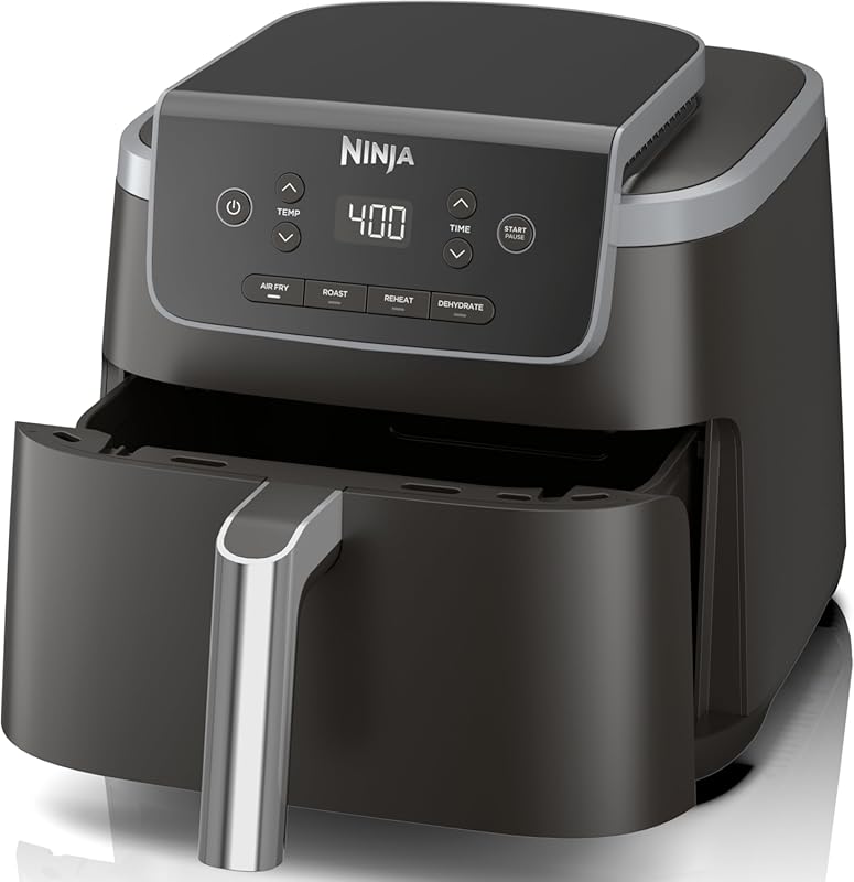 Ninja 5QT 4-in-1 Air Fryer: Roast, Reheat, Dehydrate. Nonstick Basket 
