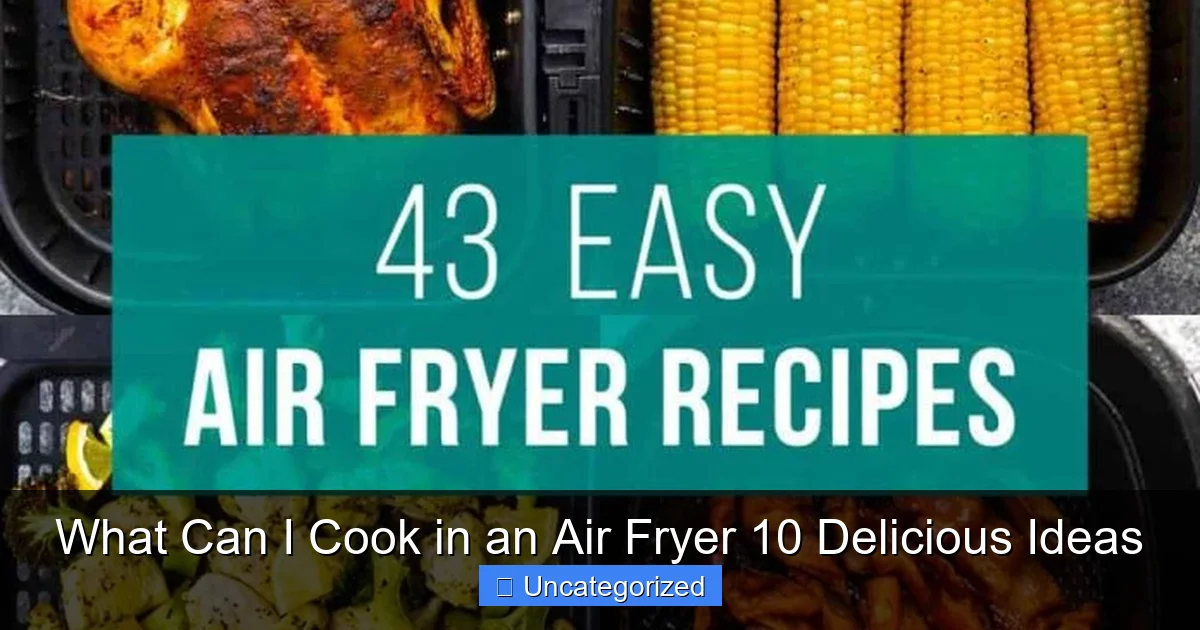 What Can I Cook in an Air Fryer 10 Delicious Ideas