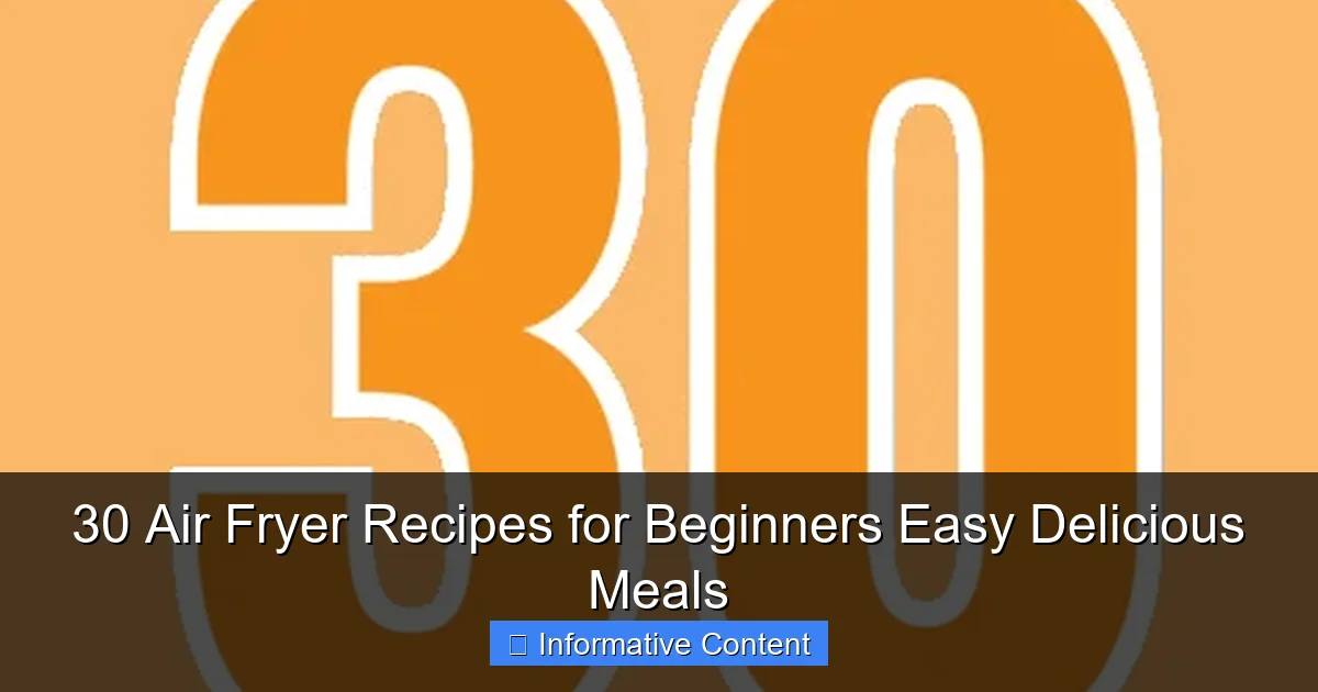 30 Air Fryer Recipes for Beginners Easy Delicious Meals
