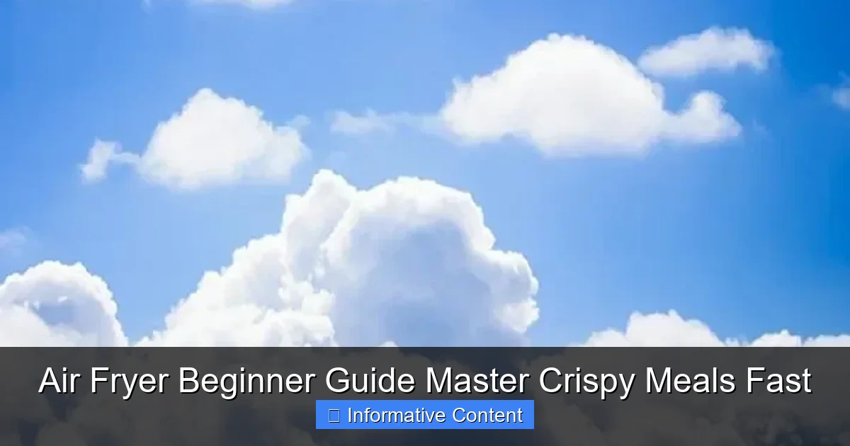Air Fryer Beginner Guide Master Crispy Meals Fast