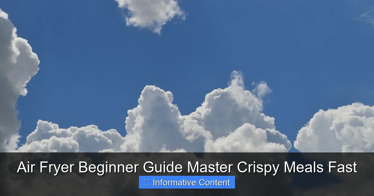 Air Fryer Beginner Guide Master Crispy Meals Fast
