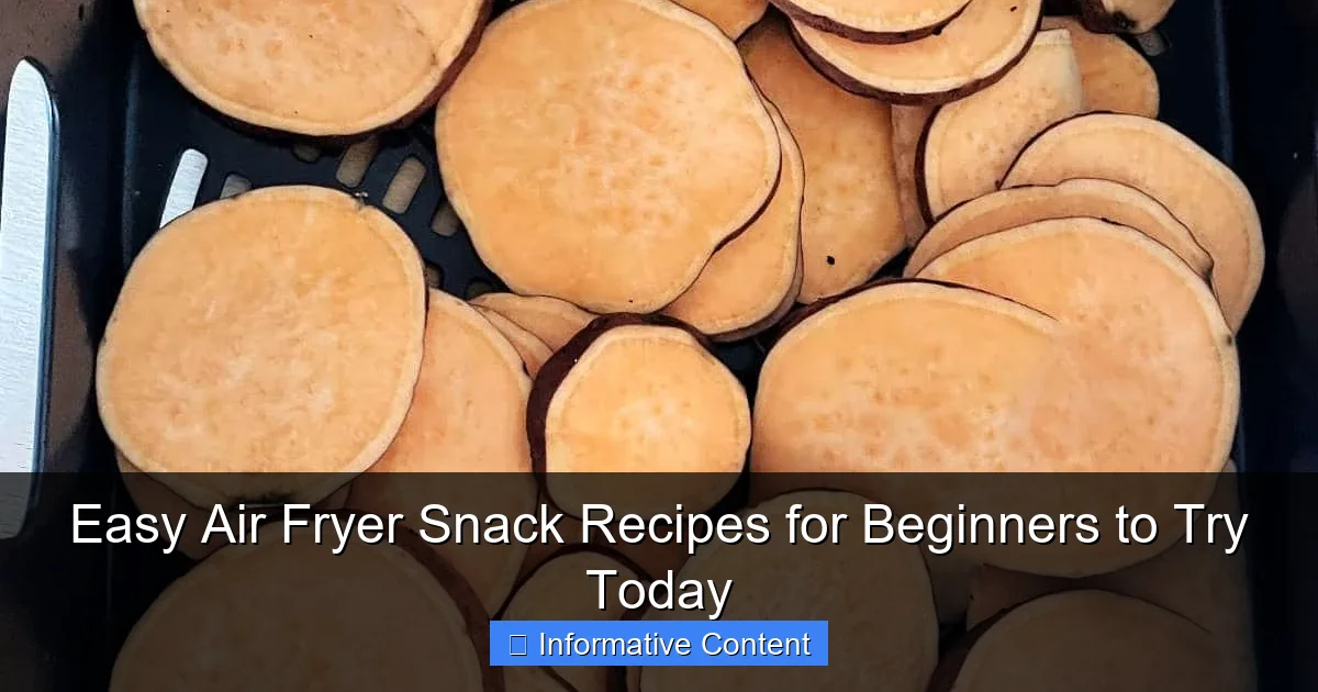 Easy Air Fryer Snack Recipes for Beginners to Try Today