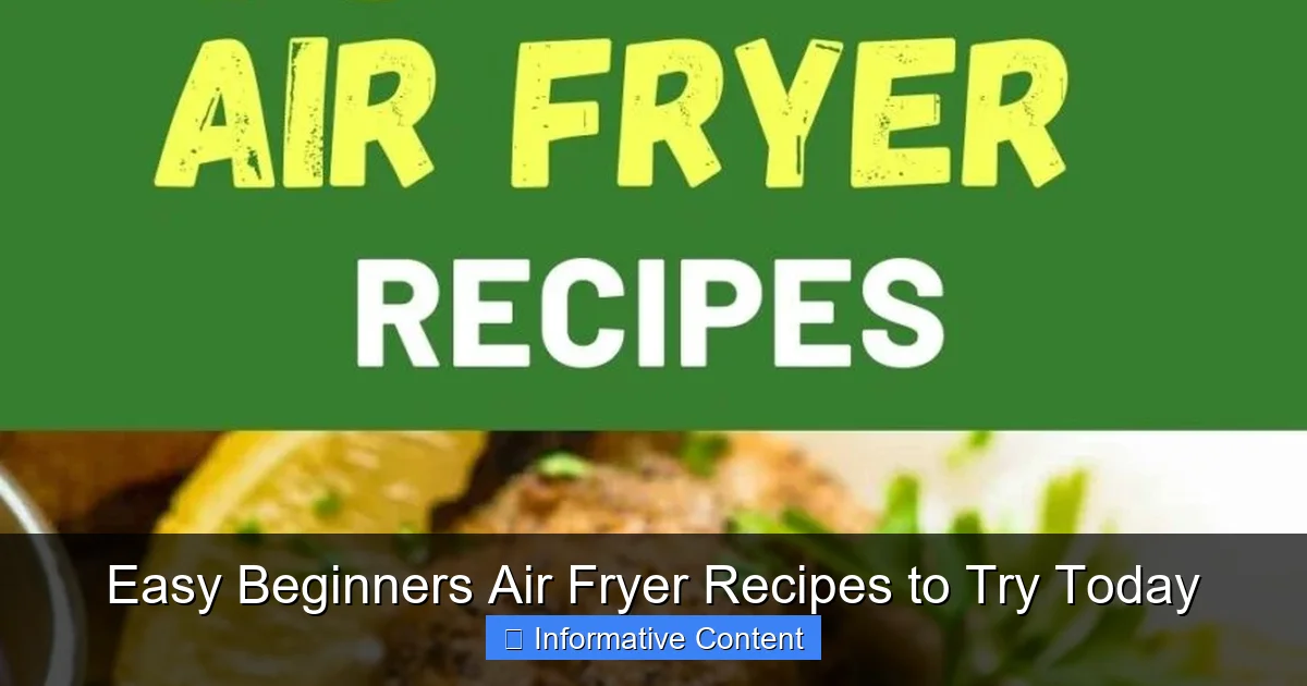 Easy Beginners Air Fryer Recipes to Try Today