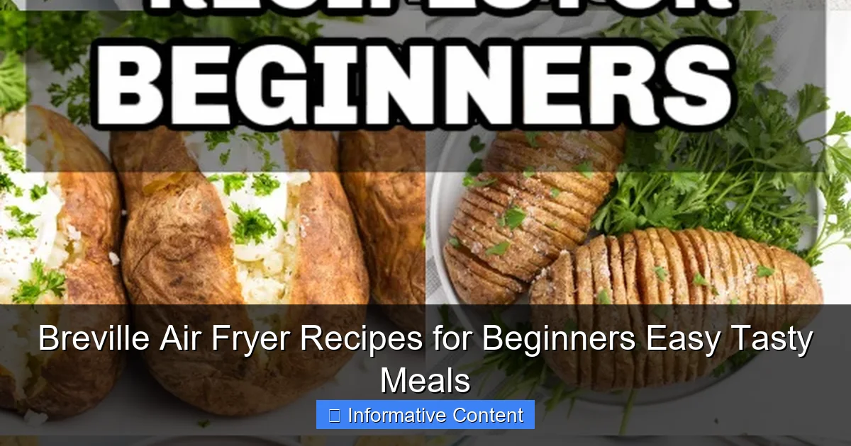 Breville Air Fryer Recipes for Beginners Easy Tasty Meals