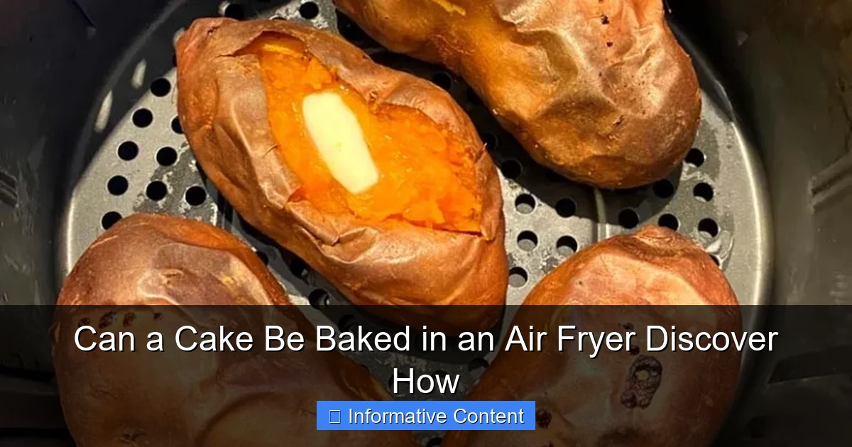 Can a Cake Be Baked in an Air Fryer Discover How