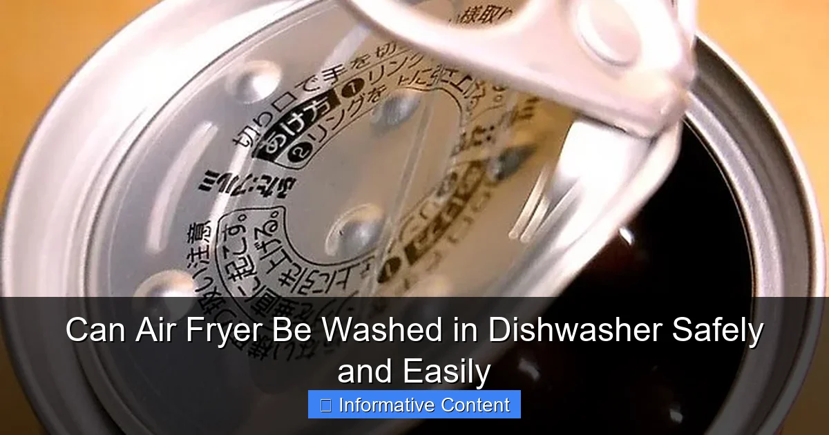 Can Air Fryer Be Washed in Dishwasher Safely and Easily
