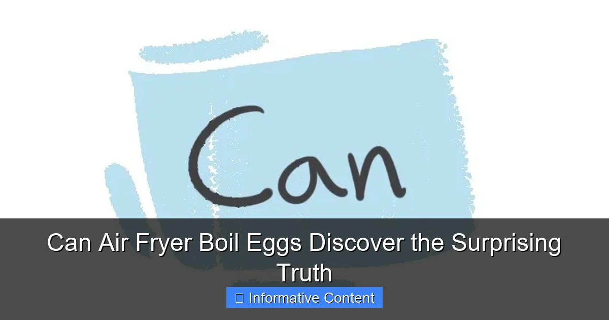 Can Air Fryer Boil Eggs Discover the Surprising Truth