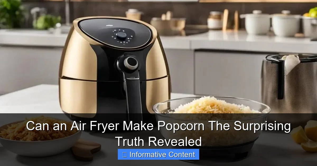 Can an Air Fryer Make Popcorn The Surprising Truth Revealed