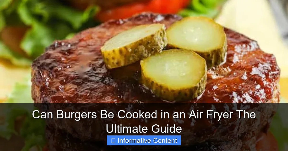Can Burgers Be Cooked in an Air Fryer The Ultimate Guide