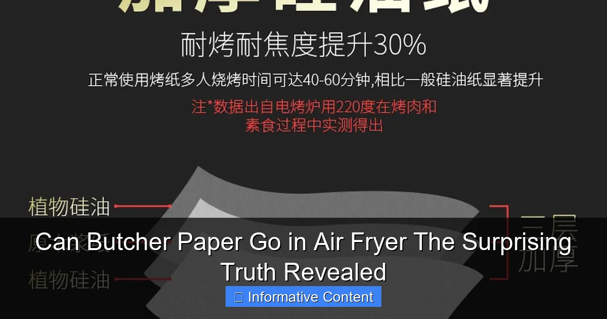 Can Butcher Paper Go in Air Fryer The Surprising Truth Revealed