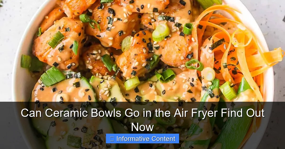 Can Ceramic Bowls Go in the Air Fryer Find Out Now