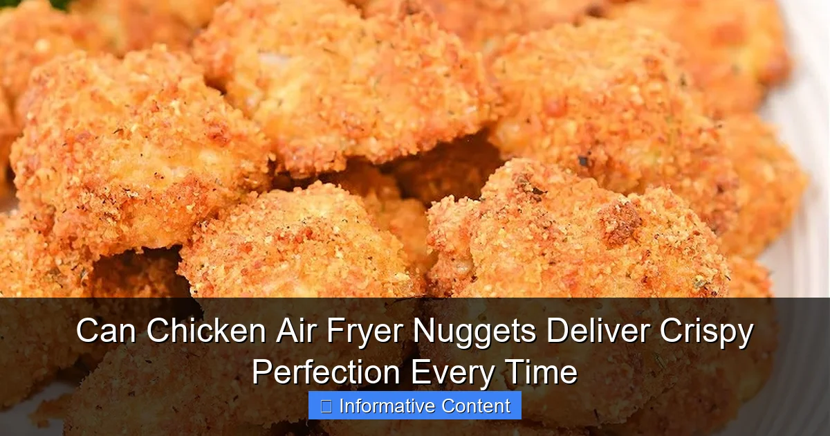 Can Chicken Air Fryer Nuggets Deliver Crispy Perfection Every Time