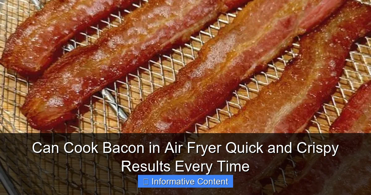 Can Cook Bacon in Air Fryer Quick and Crispy Results Every Time