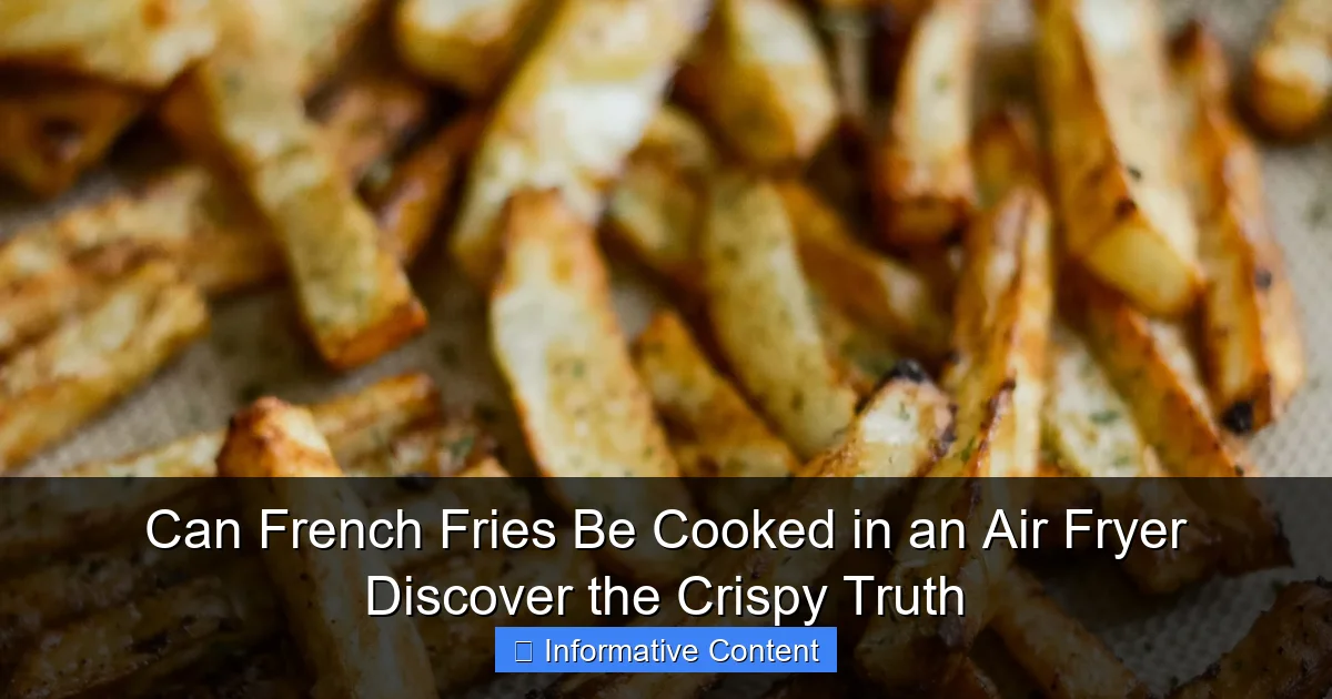 Can French Fries Be Cooked in an Air Fryer Discover the Crispy Truth