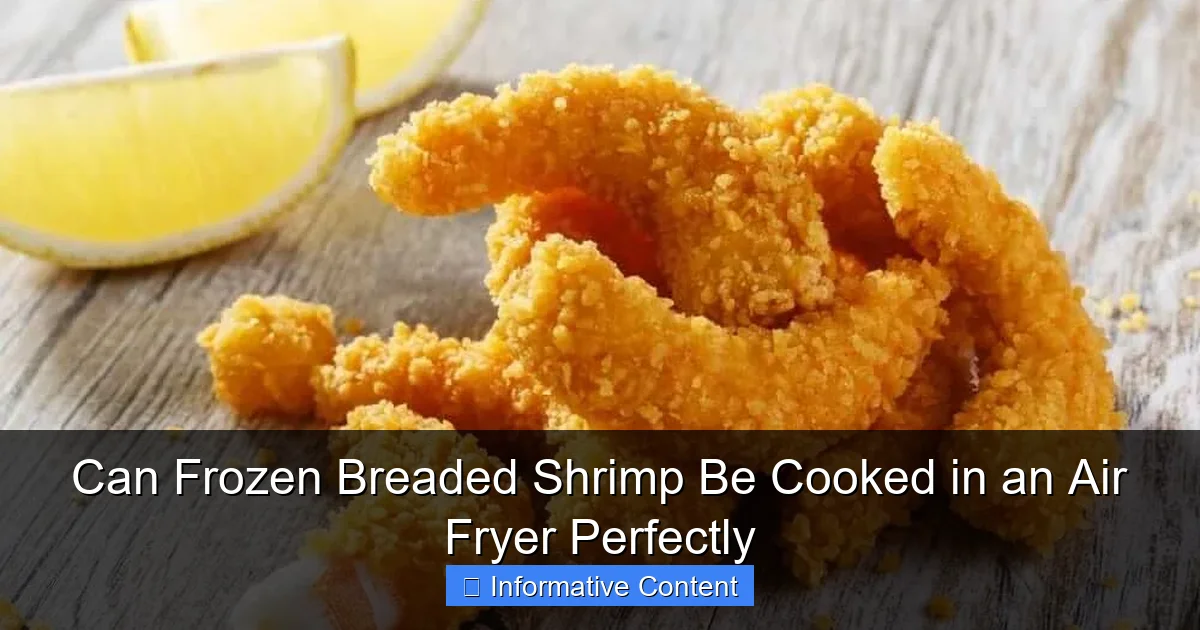 Can Frozen Breaded Shrimp Be Cooked in an Air Fryer Perfectly