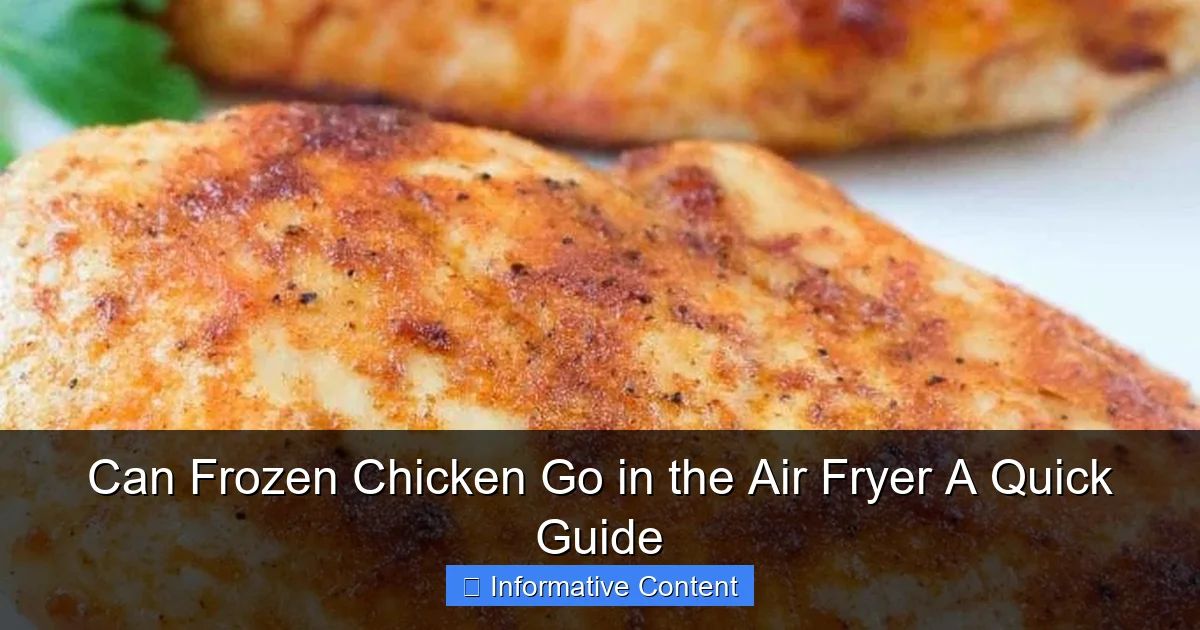 Can Frozen Chicken Go in the Air Fryer A Quick Guide