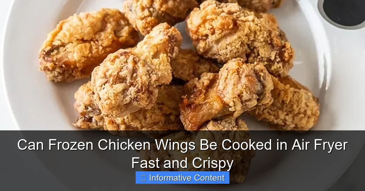 Can Frozen Chicken Wings Be Cooked in Air Fryer Fast and Crispy