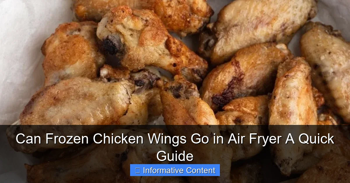 Can Frozen Chicken Wings Go in Air Fryer A Quick Guide