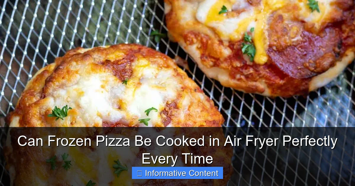 Can Frozen Pizza Be Cooked in Air Fryer Perfectly Every Time