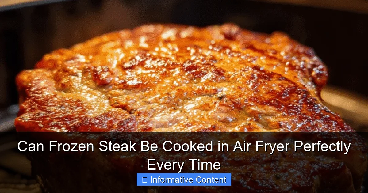 Can Frozen Steak Be Cooked in Air Fryer Perfectly Every Time