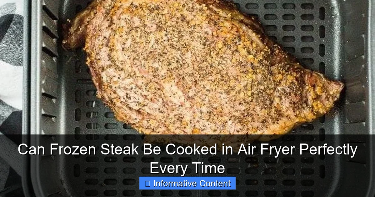 Can Frozen Steak Be Cooked in Air Fryer Perfectly Every Time