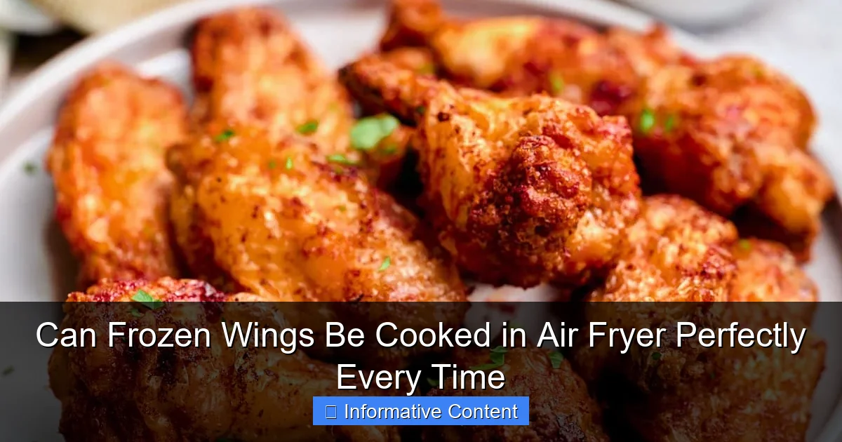 Can Frozen Wings Be Cooked in Air Fryer Perfectly Every Time