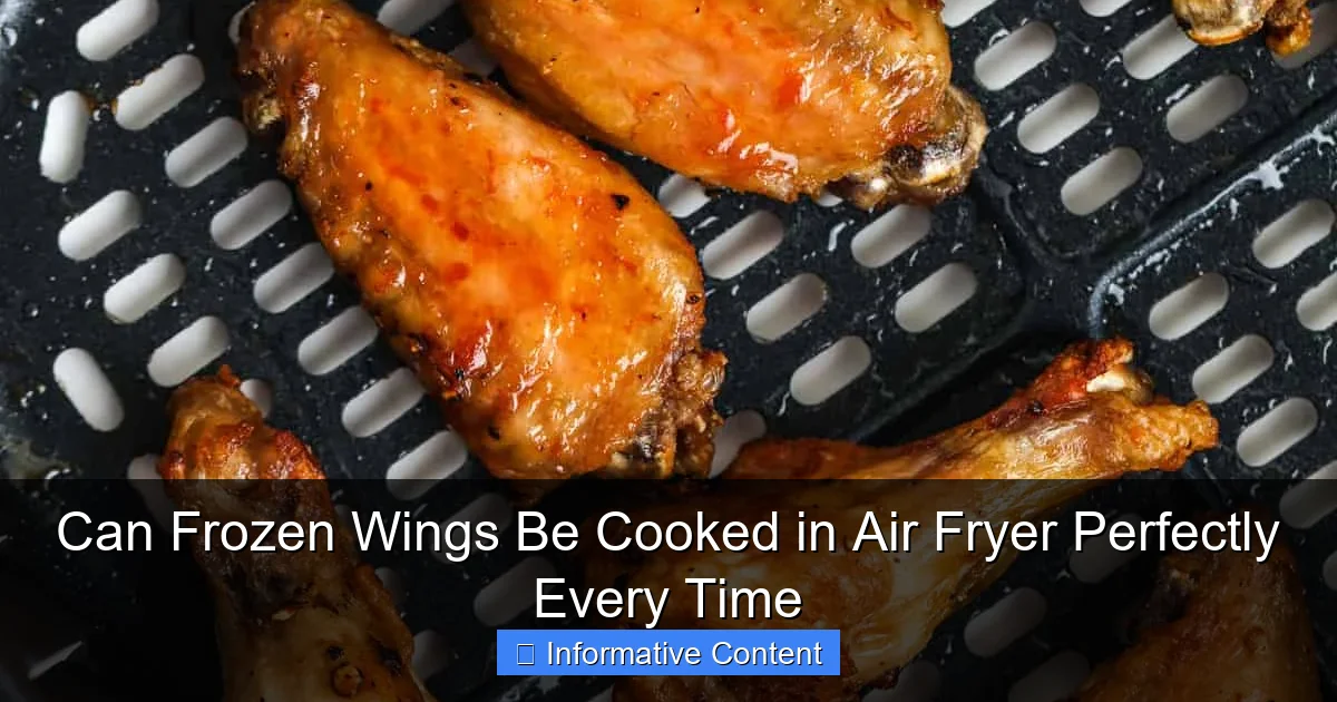 Can Frozen Wings Be Cooked in Air Fryer Perfectly Every Time
